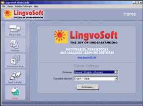 LingvoSoft FlashCards English <-> Czech for Window 1.5.07 screenshot